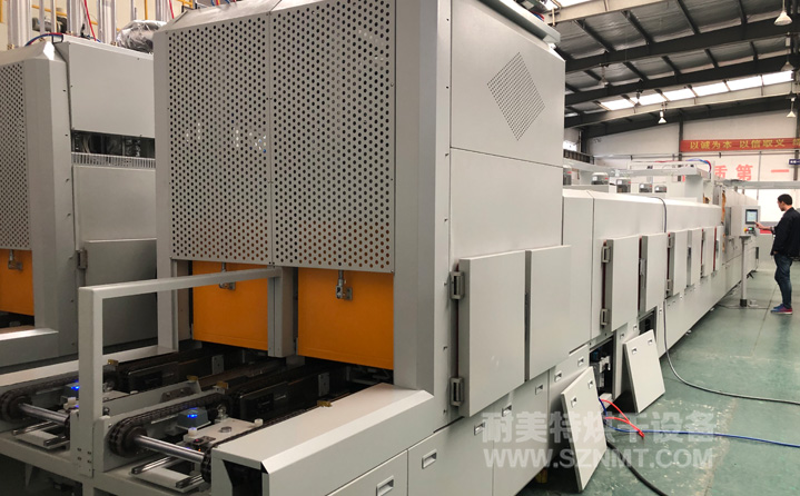 新能源汽車驅(qū)動電機(jī)加熱冷卻隧道爐烘干線